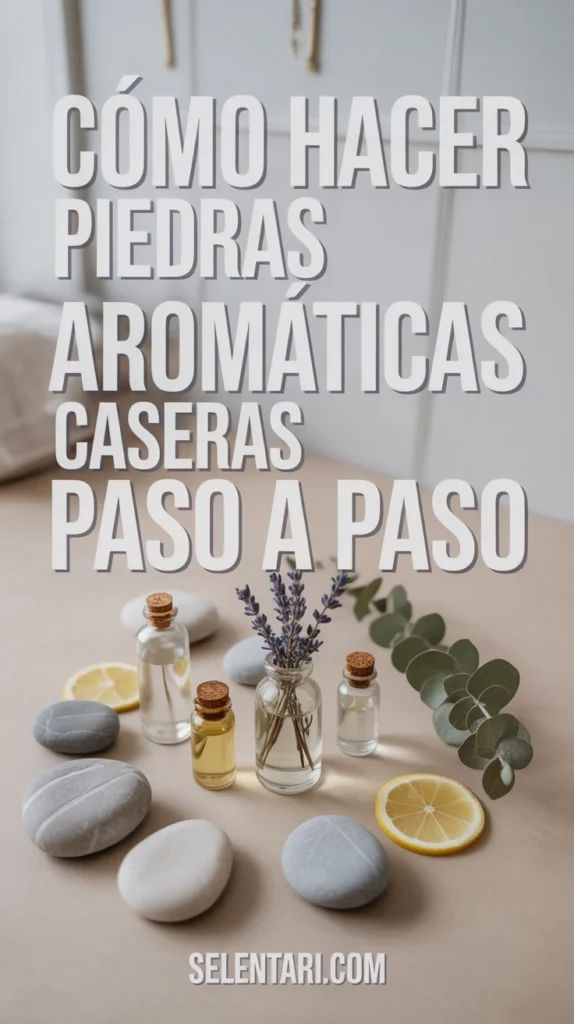 como hacer piedras aromaticas caseras