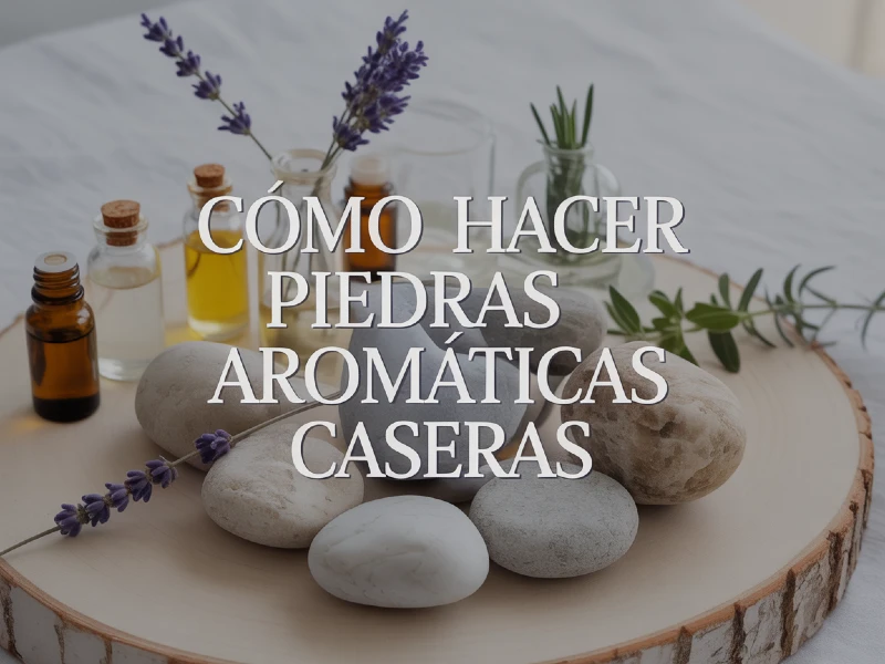 Cómo hacer piedras aromáticas caseras paso a paso (fáciles y decorativas)