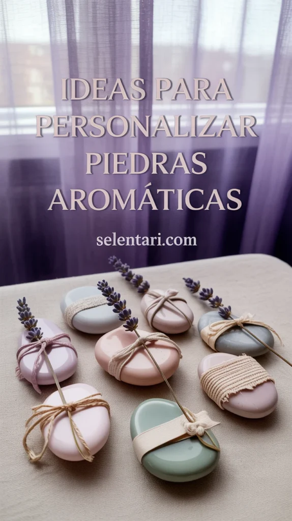 como personalizar las piedras aromaticas