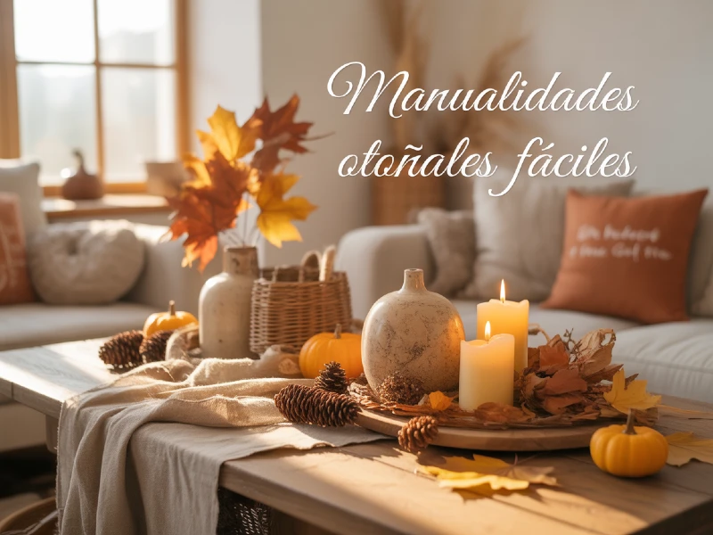 Manualidades otoñales fáciles para decorar tu casa con un toque natural