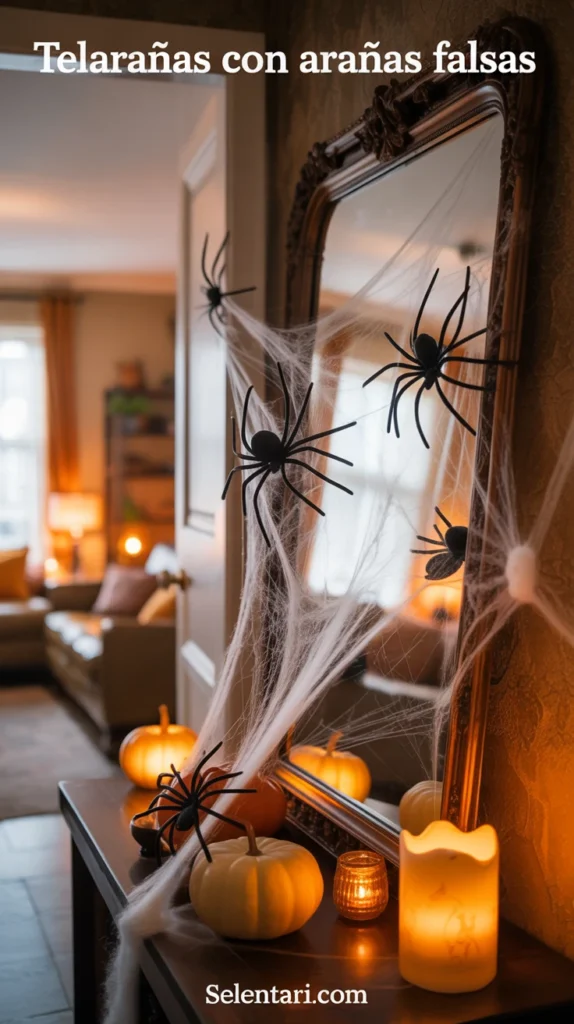 telarañas decoracion halloween