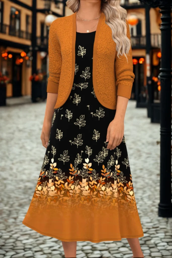 vestido otoñal para halloween