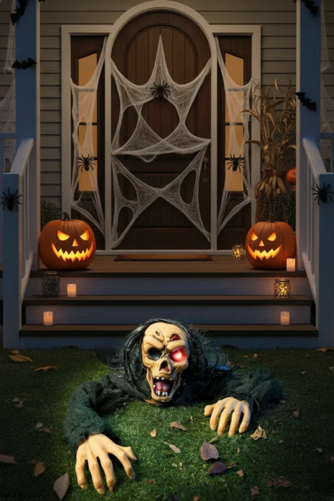 zombie trepador  decoracion halloween