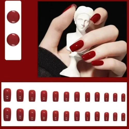 san valentin uñas rojas